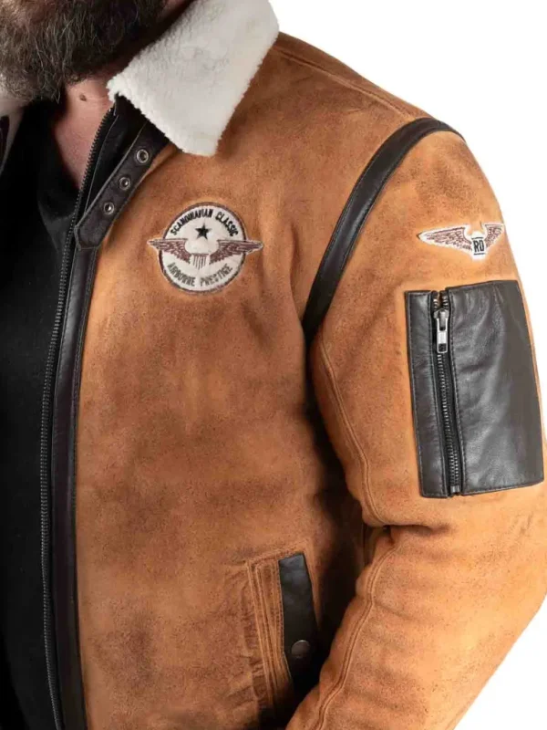 Rd Rover Pilot Skindjakke - Cognac^* Flash Sale