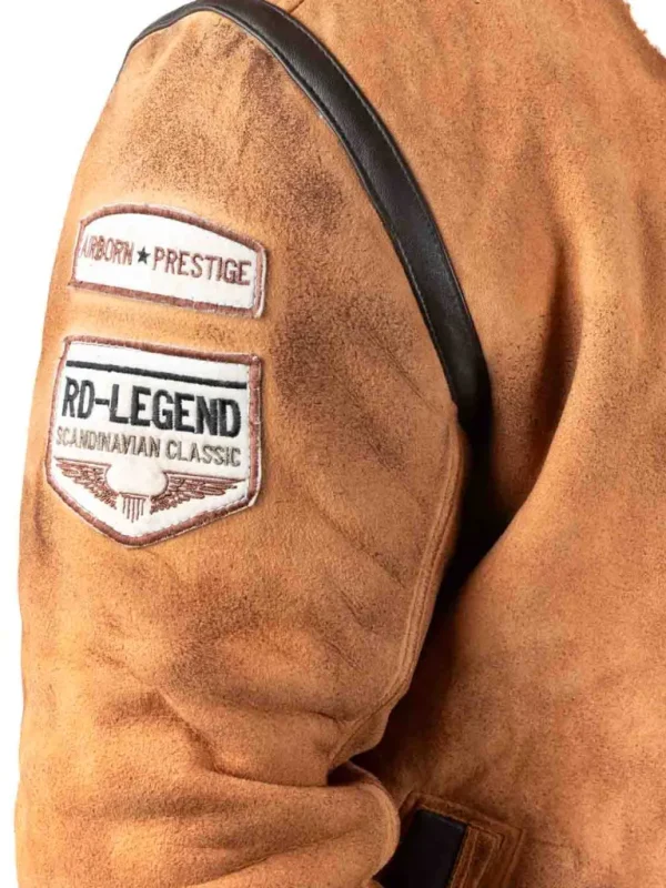 Rd Rover Pilot Skindjakke - Cognac^* Cheap