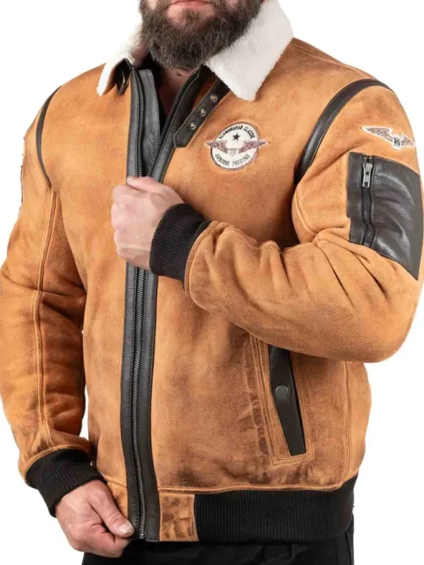 Rd Rover Pilot Skindjakke - Cognac^* Flash Sale