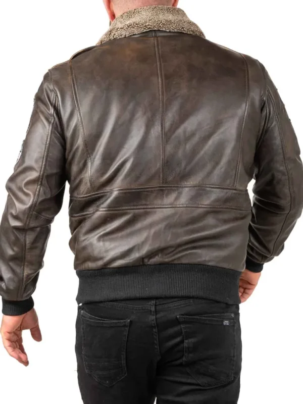 Rd Skybound Pilot Skindjakke - Morkebrun^* Cheap