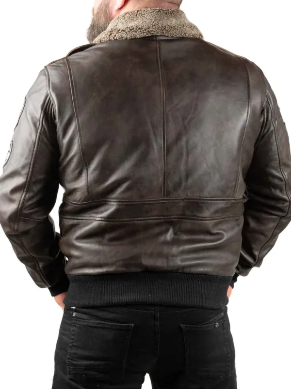 Rd Skybound Pilot Skindjakke - Morkebrun^* Discount