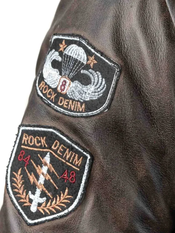 Rd Skybound Pilot Skindjakke - Morkebrun^* Cheap