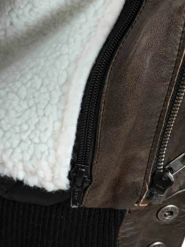 Rd Skybound Pilot Skindjakke - Morkebrun^* Cheap