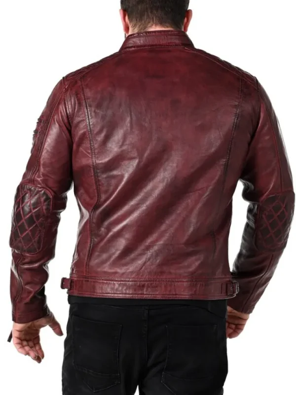 Rd Thunder Skindjakke - Dark Red^* Fashion