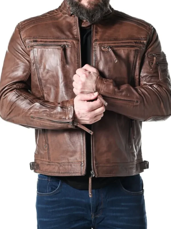 Rd Thunder Skindjakke - Dirty Brown^* Flash Sale