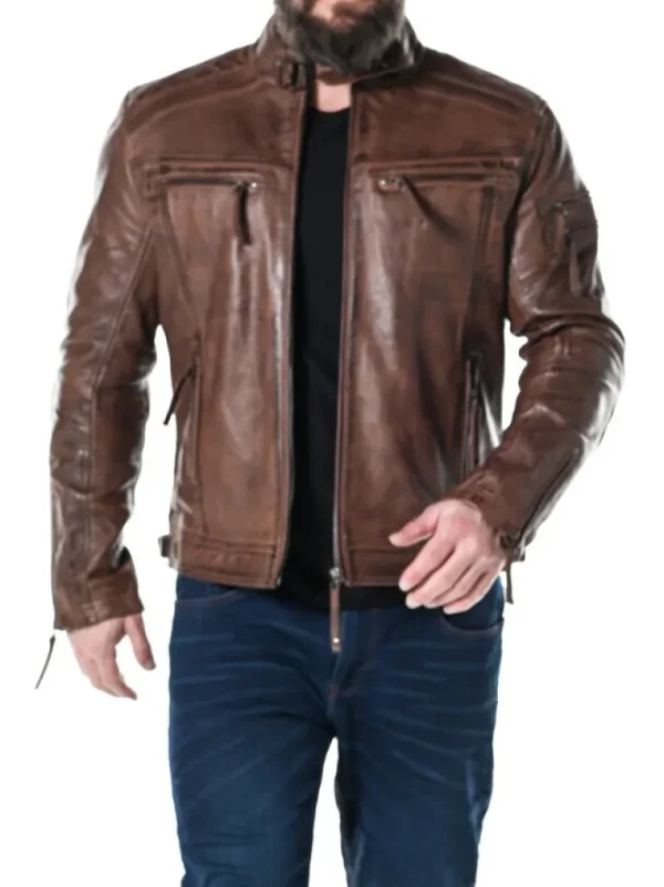 Rd Thunder Skindjakke - Dirty Brown^* Flash Sale