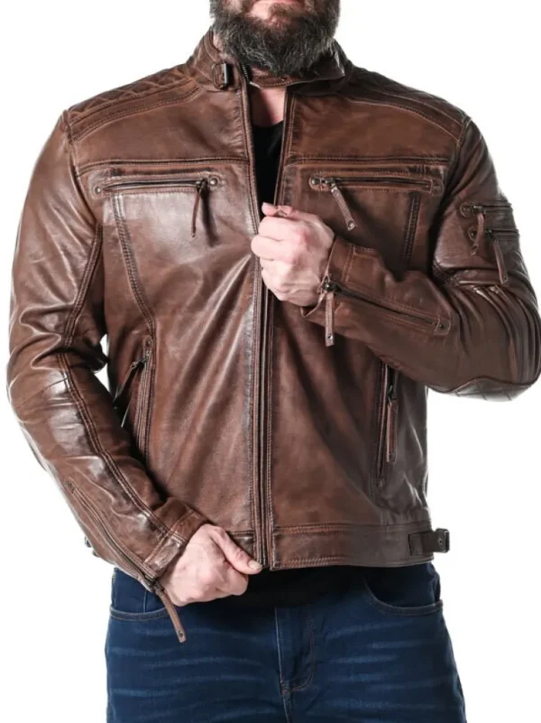 Rd Thunder Skindjakke - Dirty Brown^* Flash Sale