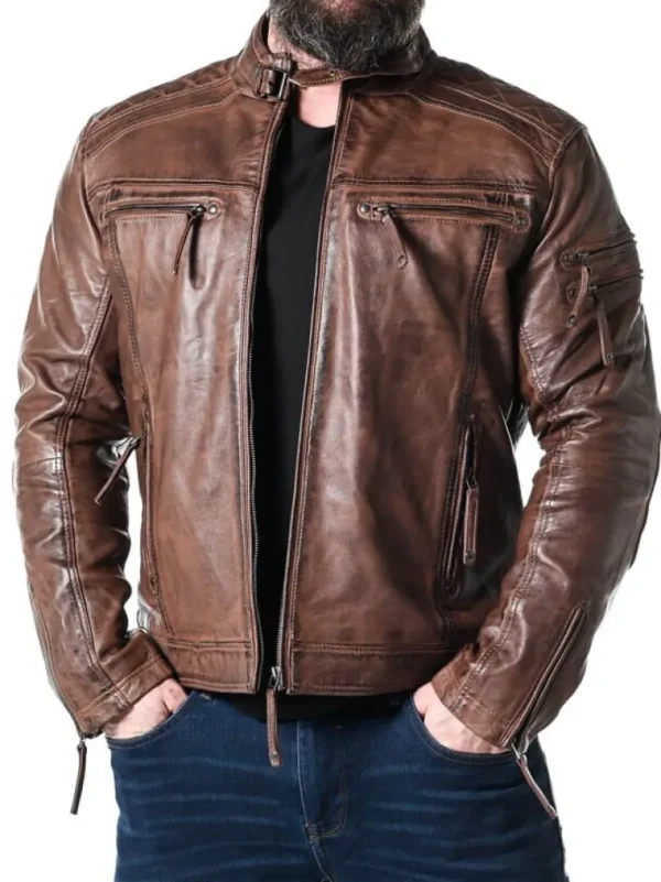 Rd Thunder Skindjakke - Dirty Brown^* Flash Sale