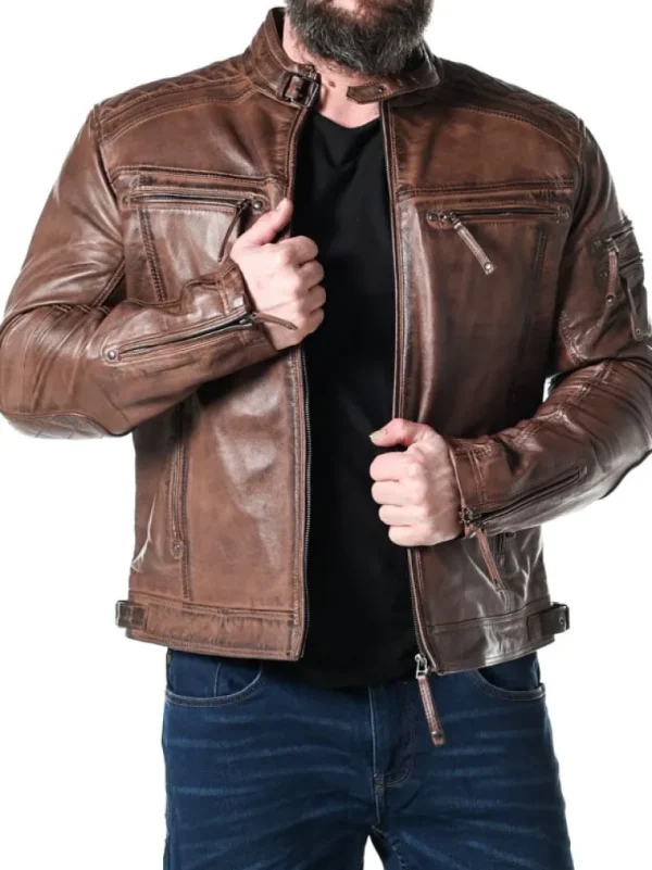 Rd Thunder Skindjakke - Dirty Brown^* Best Sale