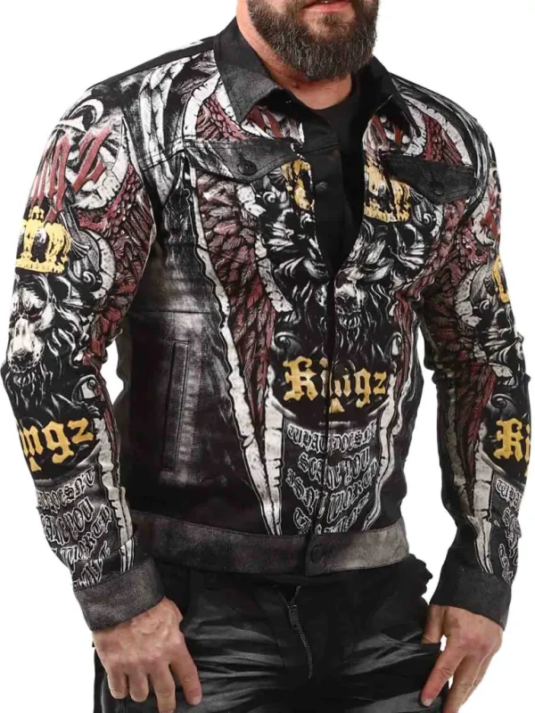 Reign Jeansjakke - Sort^Kingz Discount