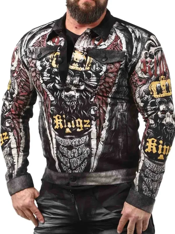 Reign Jeansjakke - Sort^Kingz Discount