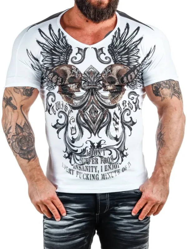 Revolution T-Shirt - Hvid/Solv^Kingz Outlet