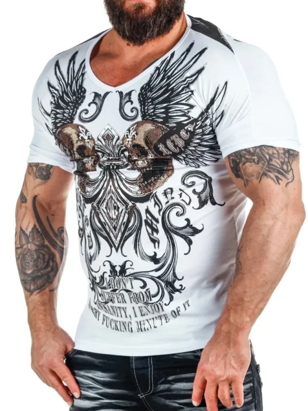 Revolution T-Shirt - Hvid/Solv^Kingz Outlet