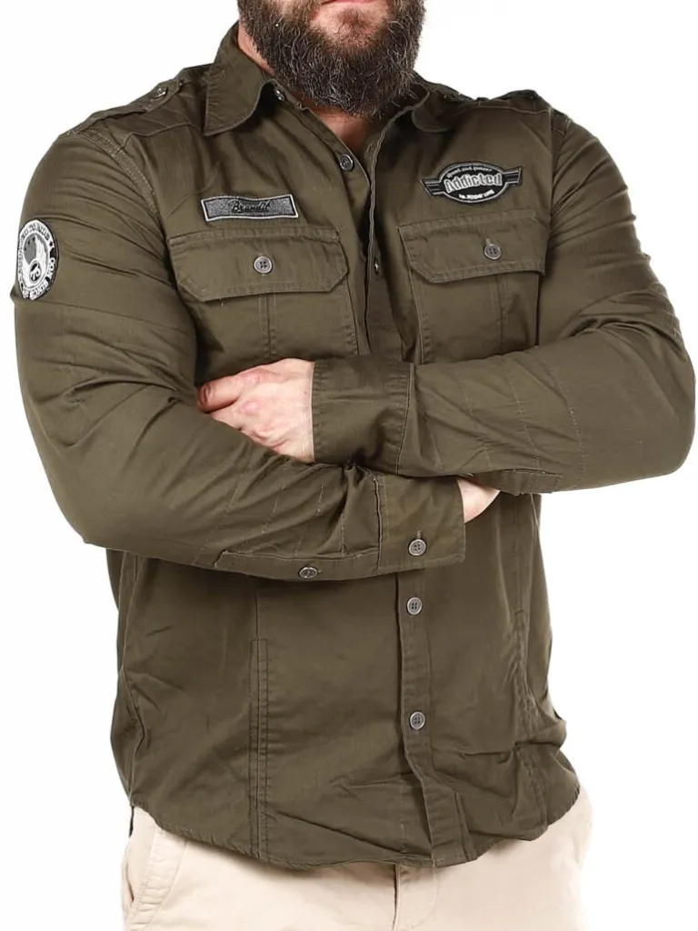 Road Star Vintage Skjorte - Gron^Brandit Best Sale