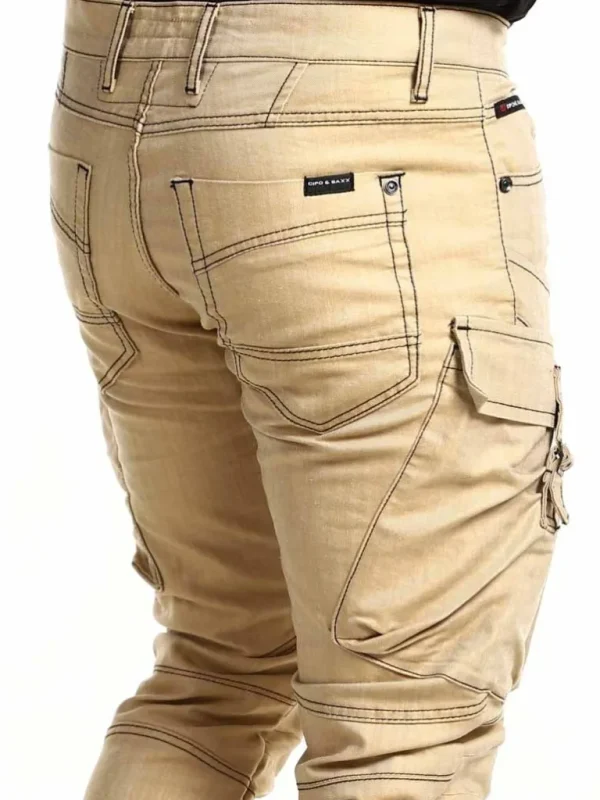 Roadster Cargo Jeans - Mustard^Cipo & Baxx Outlet