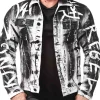 Rockstar Jeansjakke - Hvid/Sort^Kingz Best