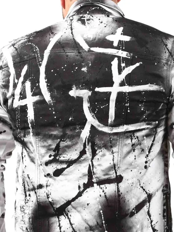 Rockstar Jeansjakke - Hvid/Sort^Kingz Best