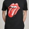 Rolling Stones Tongue T-Shirt - Sort^Urban Classics Hot