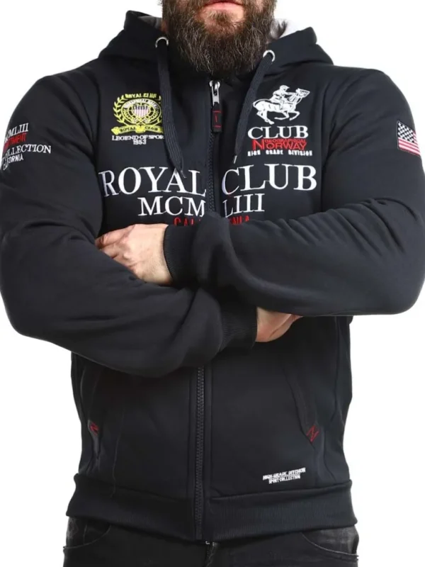 Royal Club Hoodie - Morkebla^Geographical Norway Best