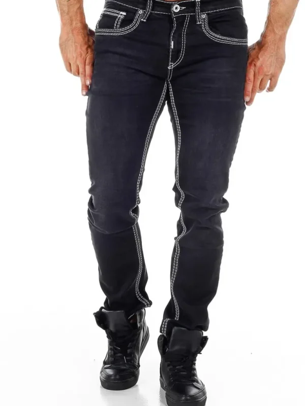 Rusty Levin Jeans - Sort/Hvid^Rusty Neal Hot