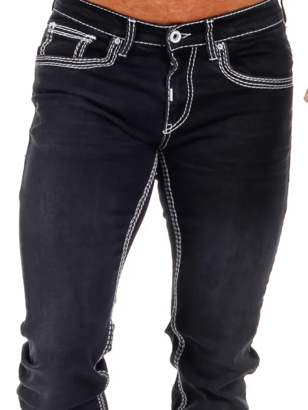 Rusty Levin Jeans - Sort/Hvid^Rusty Neal Hot