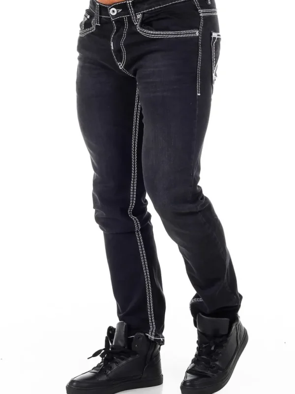 Rusty Levin Jeans - Sort/Hvid^Rusty Neal Hot