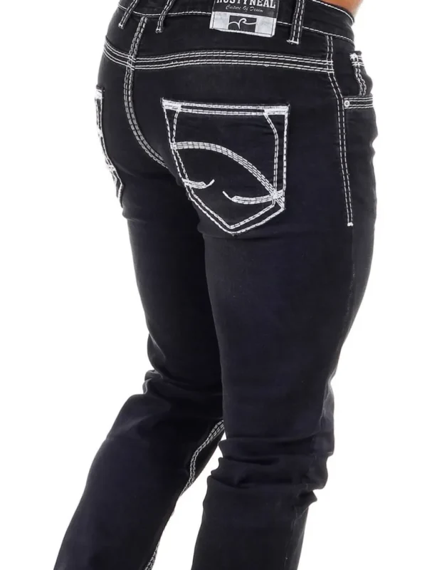 Rusty Levin Jeans - Sort/Hvid^Rusty Neal Hot