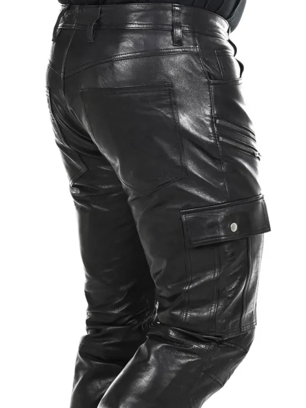 Salvatoro Cargo Skindbukser - Sort^* Online