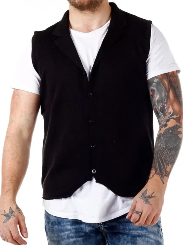 Signore Vest - Sort^Rusty Neal Best Sale