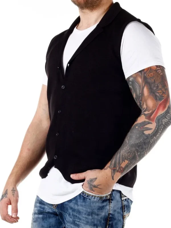 Signore Vest - Sort^Rusty Neal Best Sale