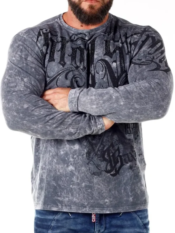 Stay Strong Longsleeve - Morkegra^Cipo & Baxx Cheap