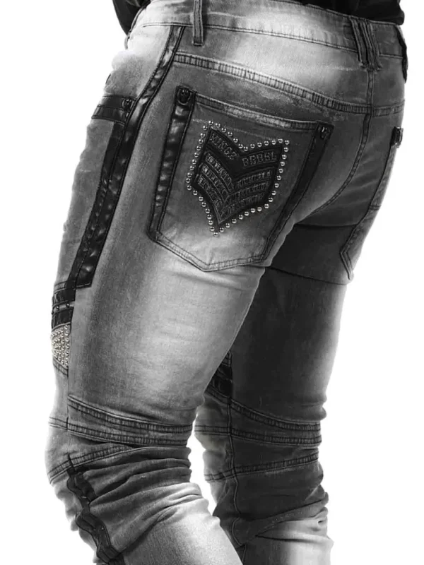 Studded Jeans - Gra^Kingz Shop