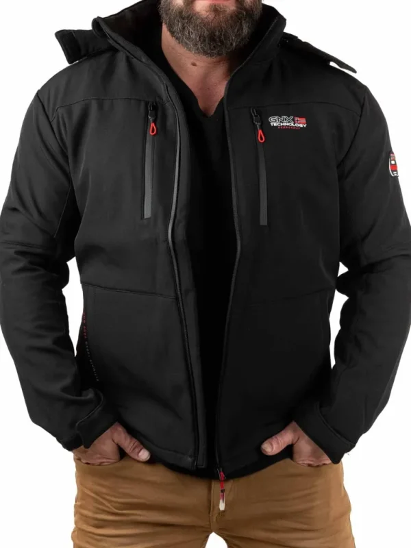 Timmex Geo Norway Softshelljakke - Sort^Geographical Norway Cheap