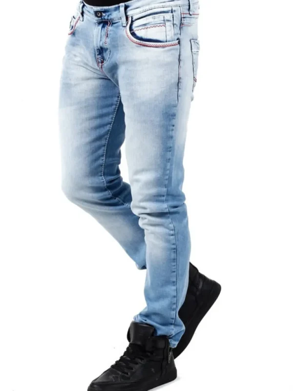 Toyama Jeans - Lyseblå^Rusty Neal Cheap