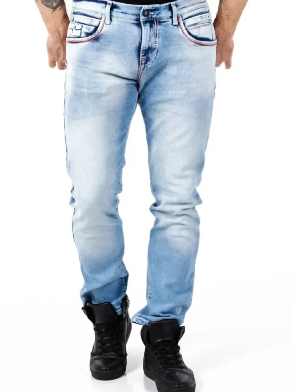 Toyama Jeans - Lyseblå^Rusty Neal Cheap