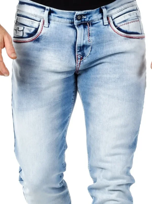 Toyama Jeans - Lyseblå^Rusty Neal Cheap