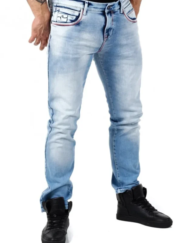 Toyama Jeans - Lyseblå^Rusty Neal Cheap