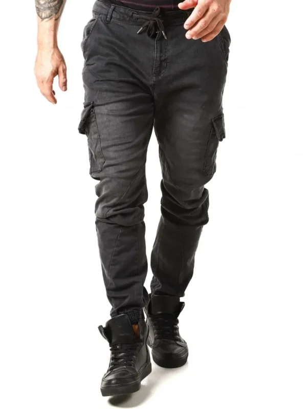 Cargo Joggjeans - Sort^Urban Classics Clearance