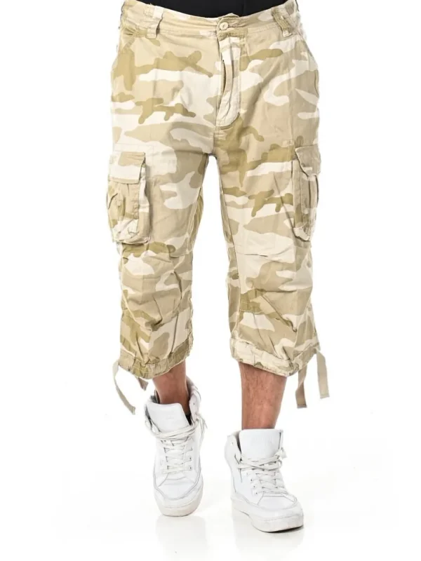Urban Legend 3/4 Shorts - Camo/Beige^Brandit Store