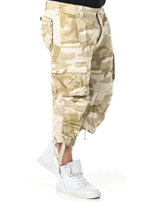 Urban Legend 3/4 Shorts - Camo/Beige^Brandit Store