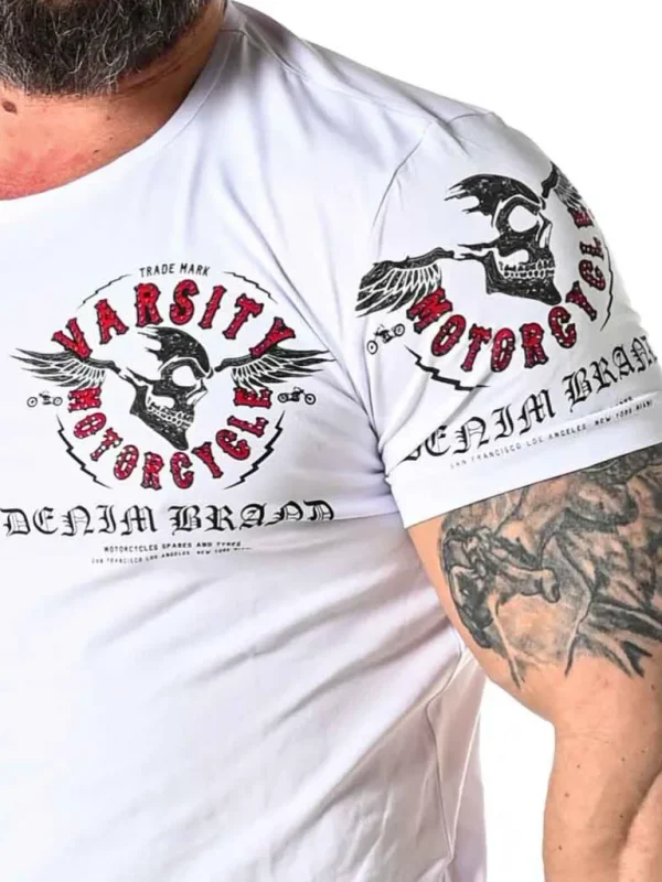 Varsity T-Shirt - Hvid^Cipo & Baxx Shop