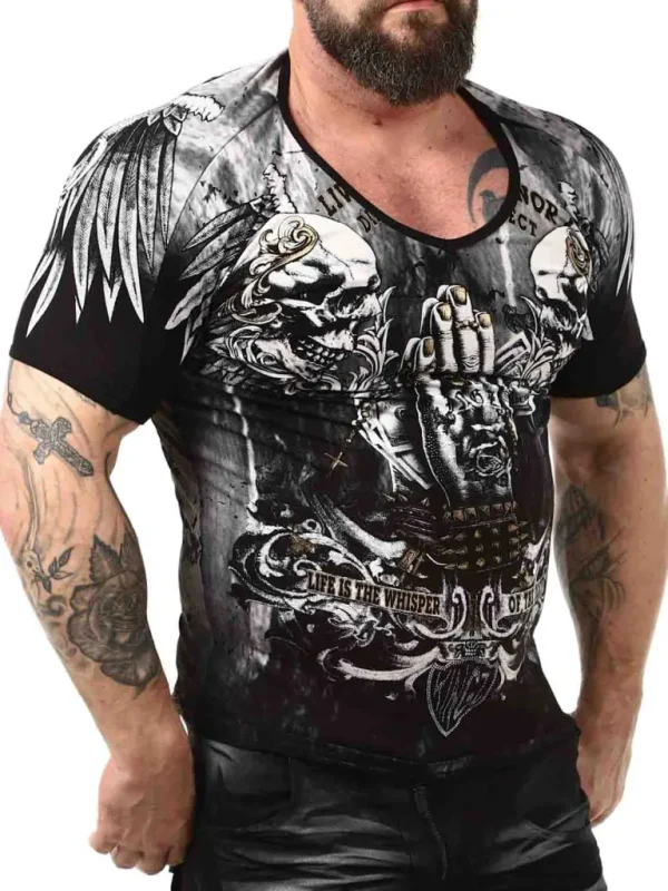 Whisper T-Shirt - Sort/Guld^Kingz Shop