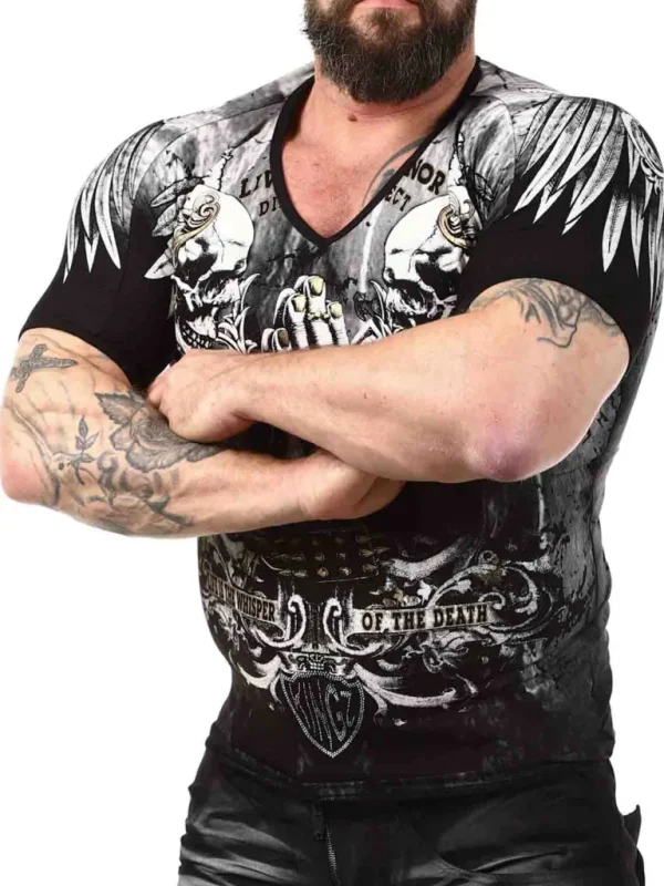 Whisper T-Shirt - Sort/Guld^Kingz Shop