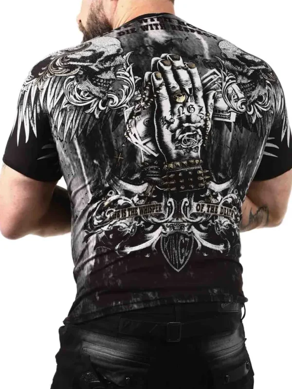 Whisper T-Shirt - Sort/Guld^Kingz Shop