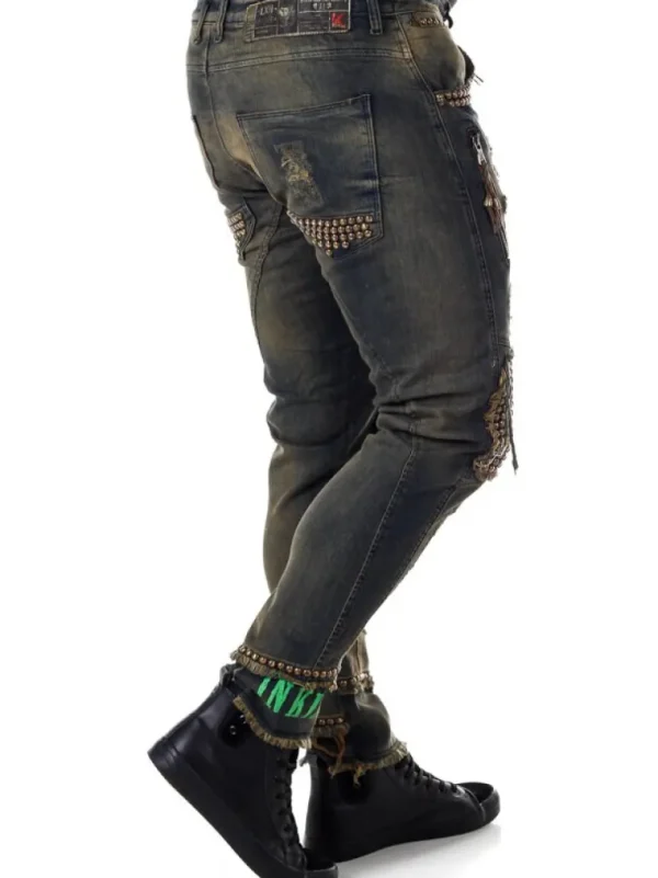 Zakai Jeans - Bla/Gron^Kingz Best