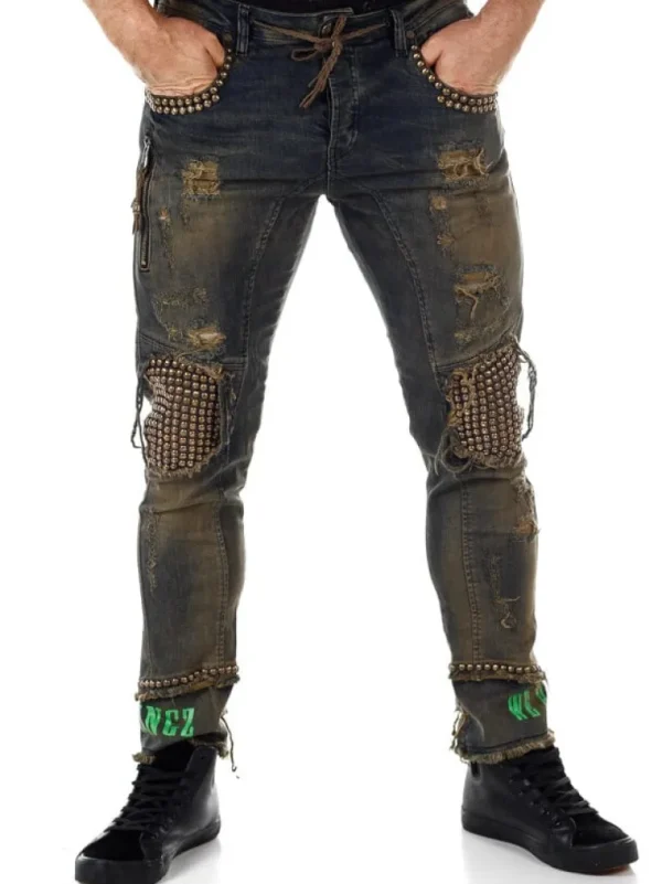 Zakai Jeans - Bla/Gron^Kingz Sale