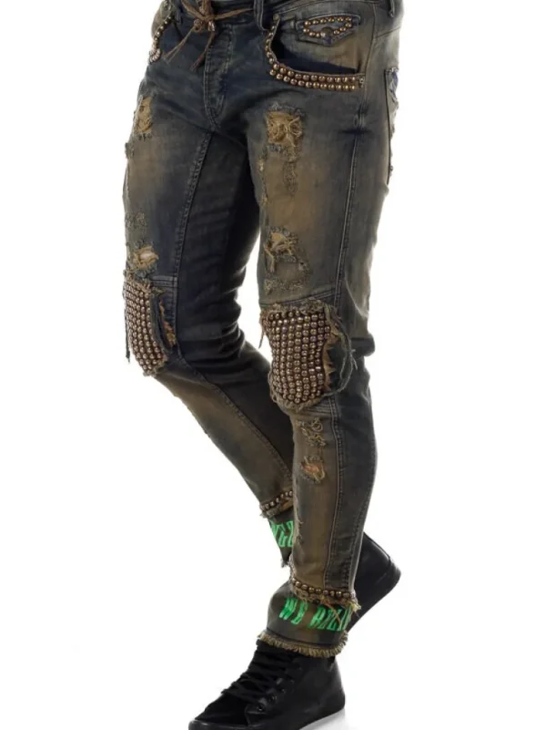 Zakai Jeans - Bla/Gron^Kingz Best