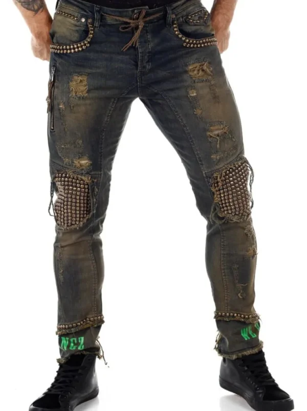 Zakai Jeans - Bla/Gron^Kingz Sale