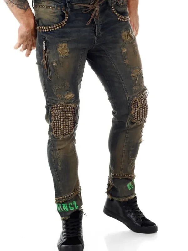 Zakai Jeans - Bla/Gron^Kingz Best