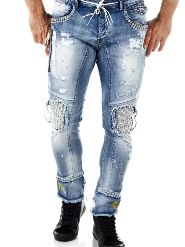 Zakai Jeans - Lyseblå^Kingz Online